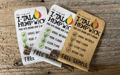 Hemp Wick is a Healthier Alternative to Using a Lighter