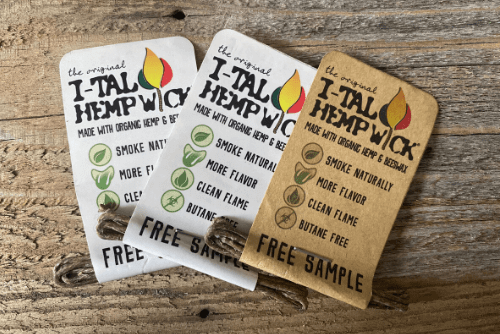 Hemp Wick is a Healthier Alternative to Using a Lighter