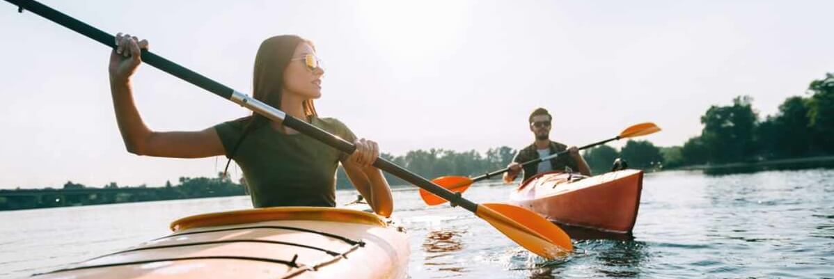 person in kayak