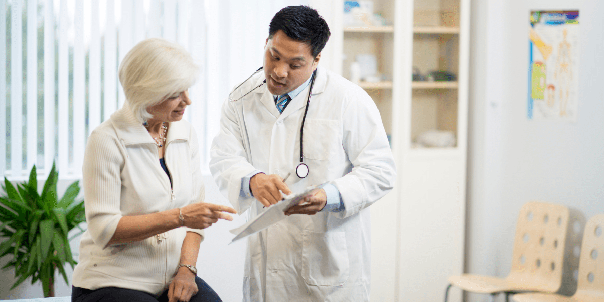 patient and doctor