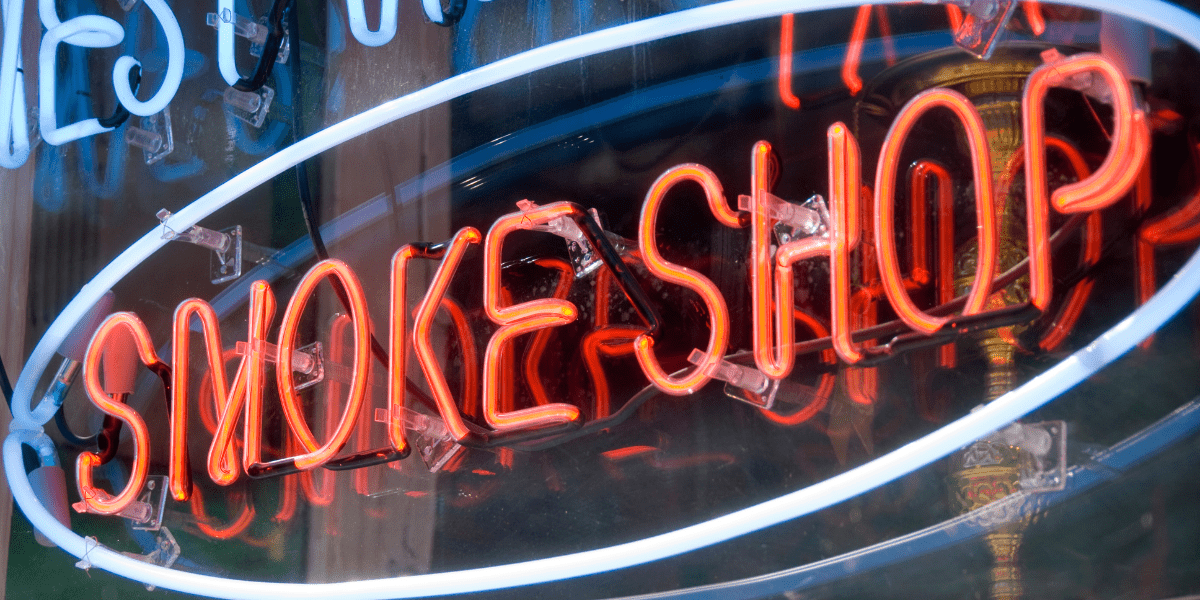 smoke shop sign