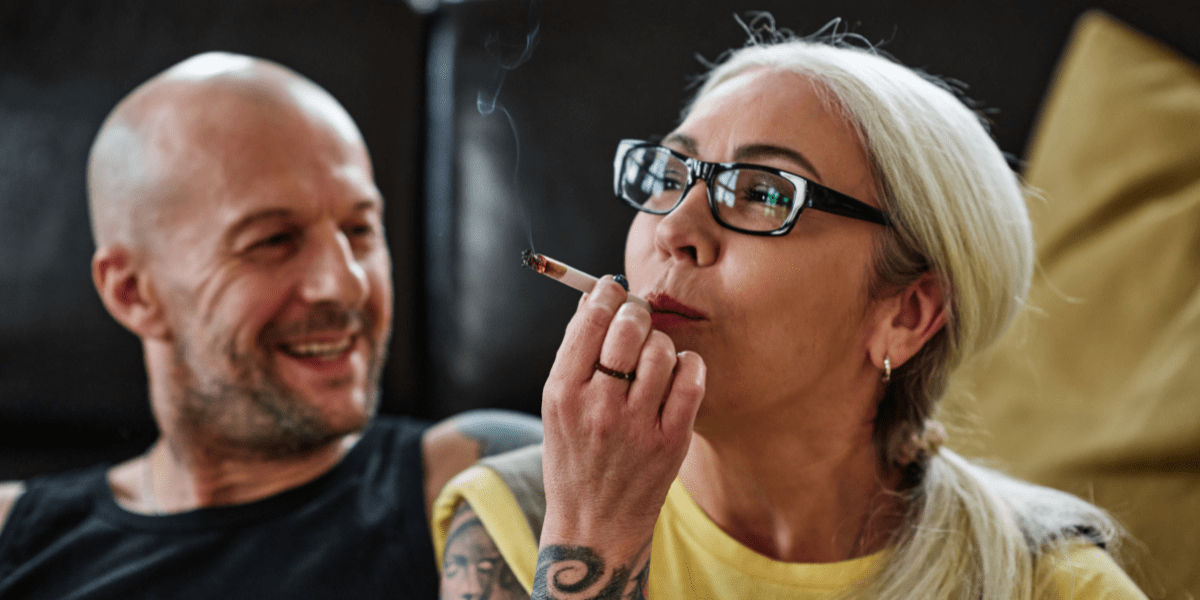 smoking cannabis