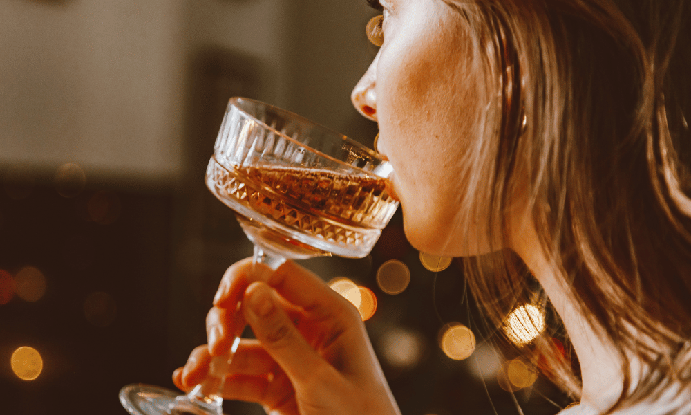 drinking alcohol