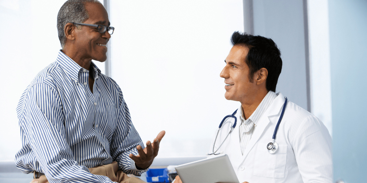 patient and doctor
